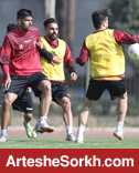 برگزاری آخرین تمرین پرسپولیس پیش از دیدار با ملوان